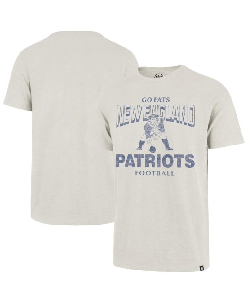 Men's Natural New England Patriots Head On Scrum T-Shirt