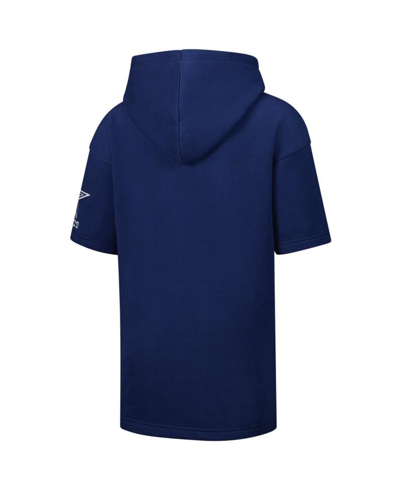 Men's and Women's Navy Dallas Cowboys Elements Ready Short Sleeve Pullover Hoodie