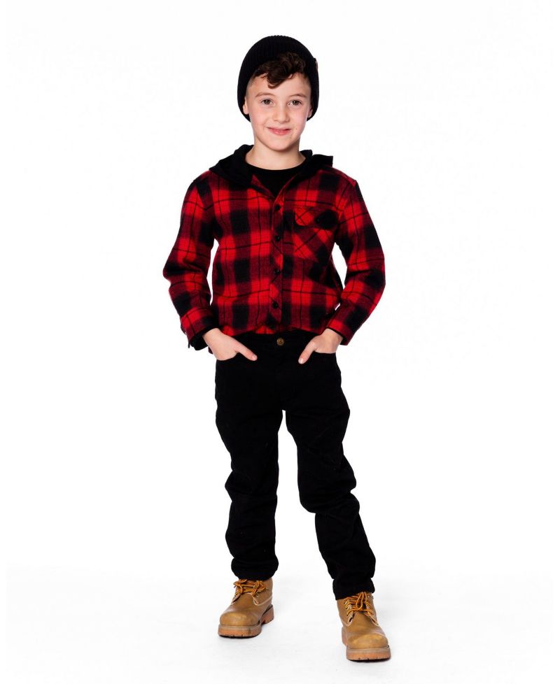 Boy Stretch Twill Pants Black - Toddler|Child