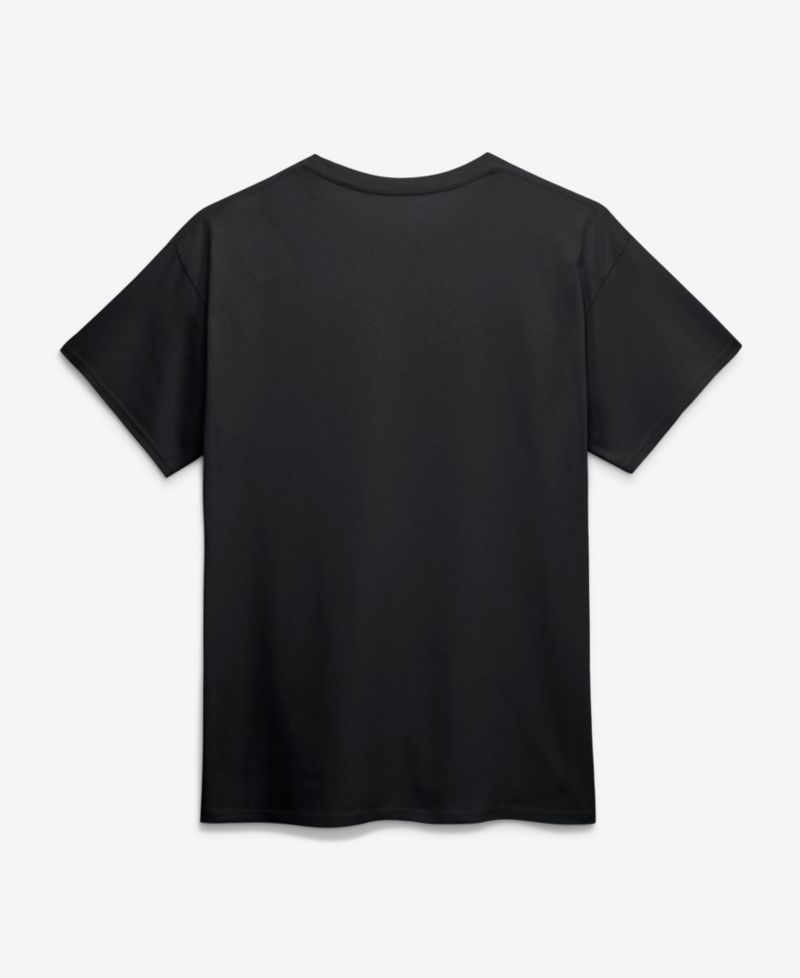 Men's Black Pittsburgh Steelers Cotton Victory Arch T-Shirt