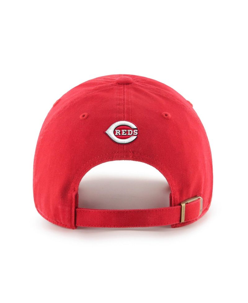Men's Red Cincinnati Reds Ice Cream Helmet Clean Up Adjustable Hat