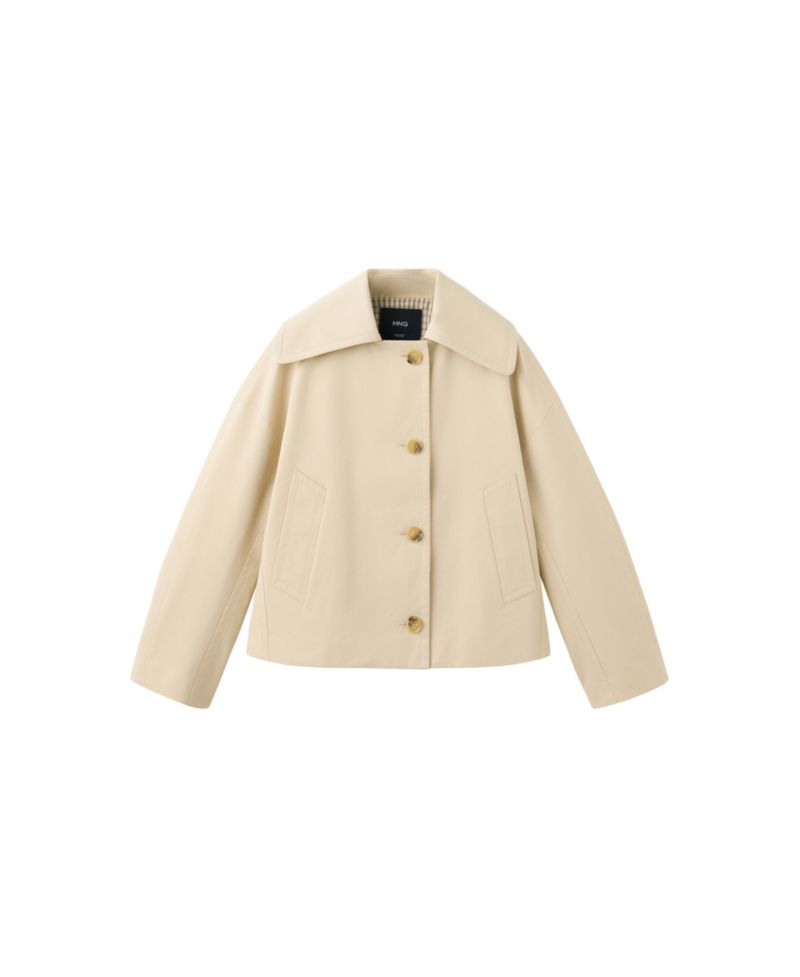 Women's Waxed Oversized Trench Coat