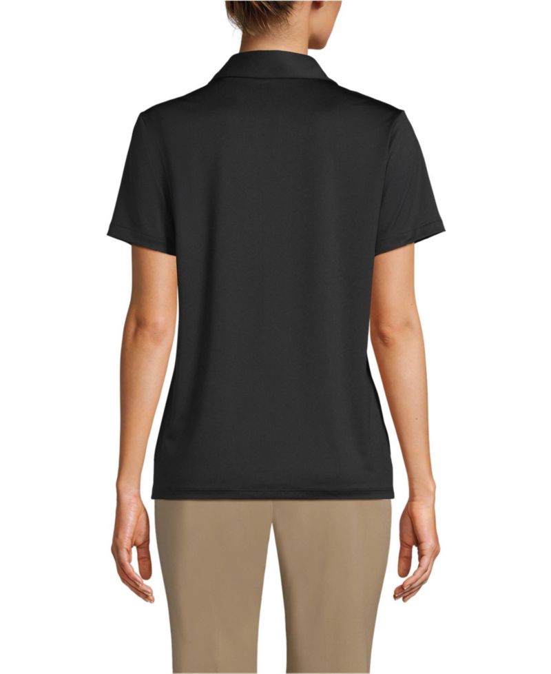 Women's Short Sleeve Rapid Dry Sport Neck Polo Shirt