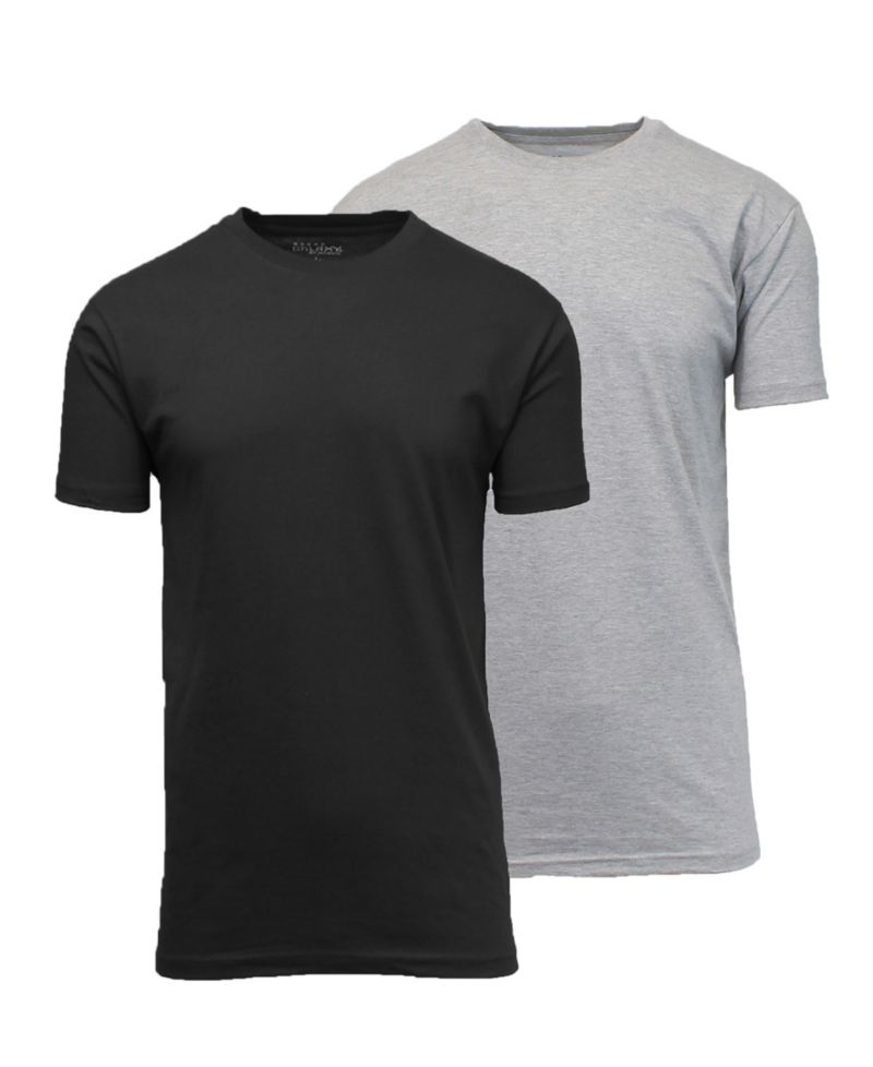 Men's Crewneck Solid T-Shirt, 2-Pack