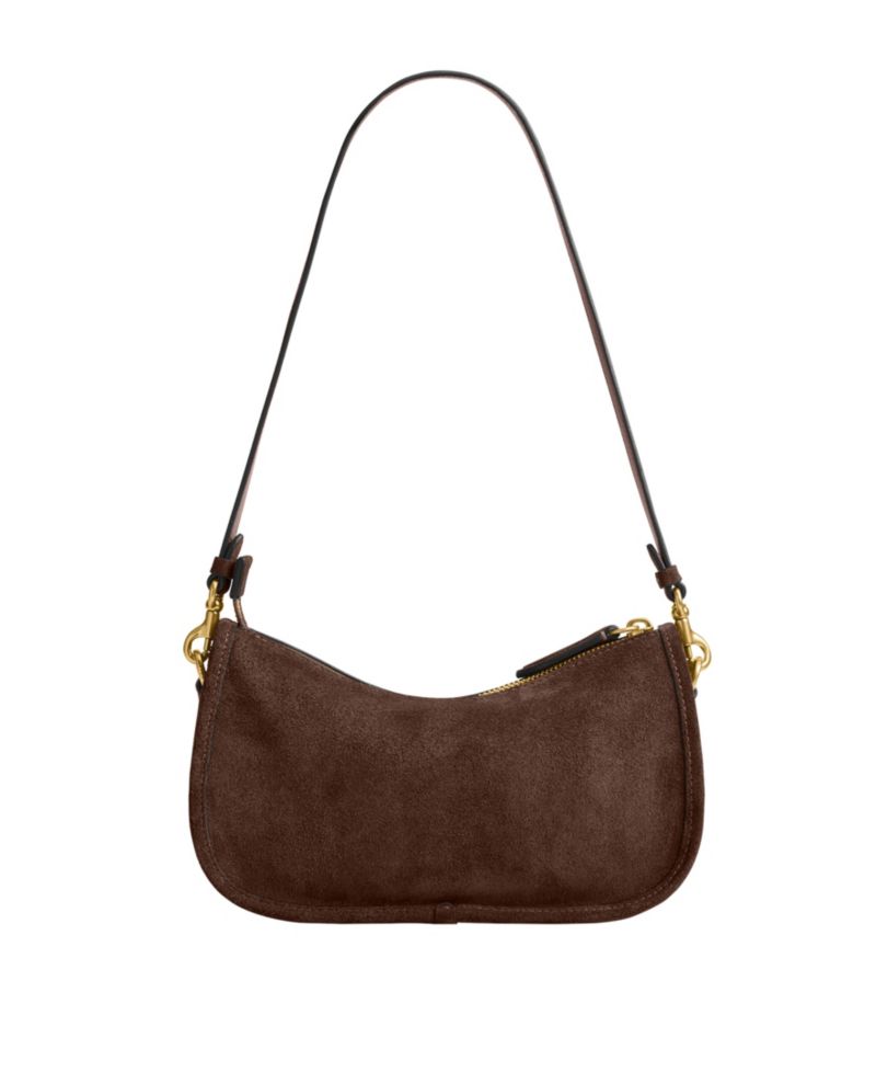 Waverly Small Suede Shoulder Bag