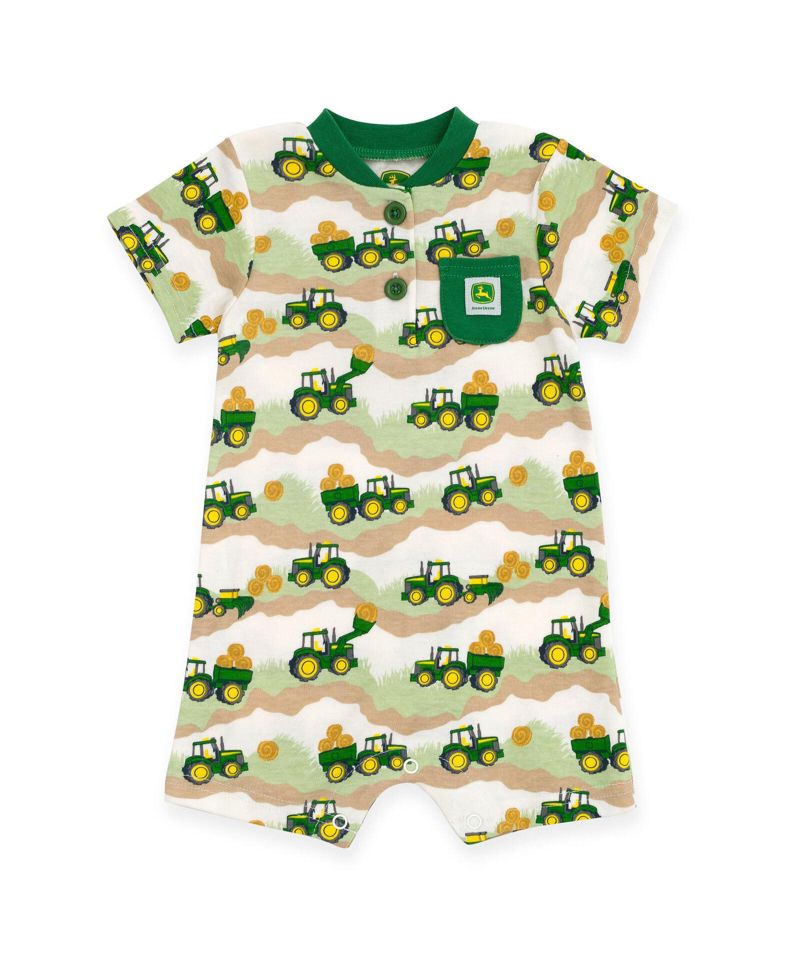 Baby Boys One Piece Short Sleeve Romper