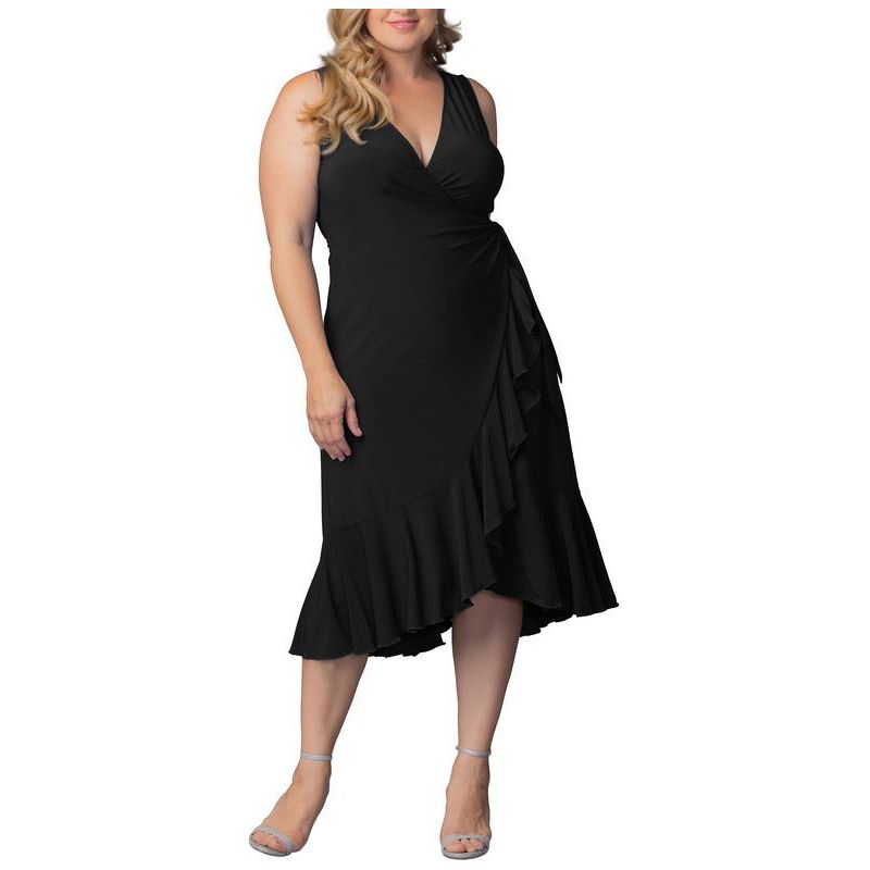 Plus Size Laguna Sleeveless Wrap Women's Dress