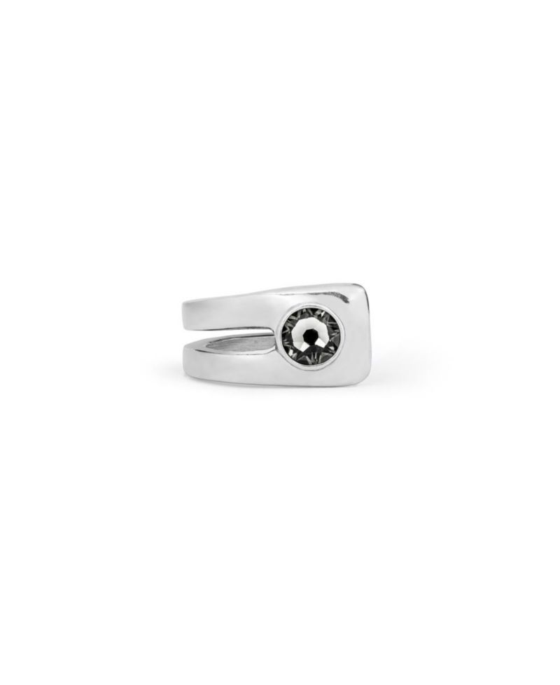 Sterling Silver Continuous Rectangular Link Metal Alloy Ring