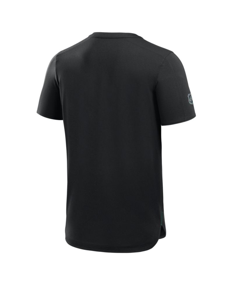 Men's Black Dallas Stars Authentic Pro Train Performance T-Shirt