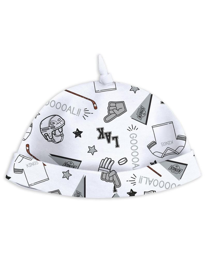 Baby Boys and Girls Los Angeles Kings Sleep and Play Sleeper Set with Bib