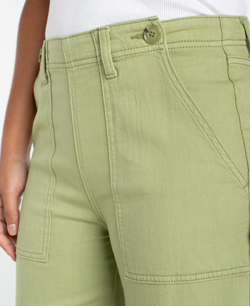 Petite Wide-Leg Crop Pants