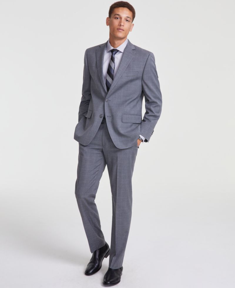 Men's Modern-Fit Solid 2-Piece Suit