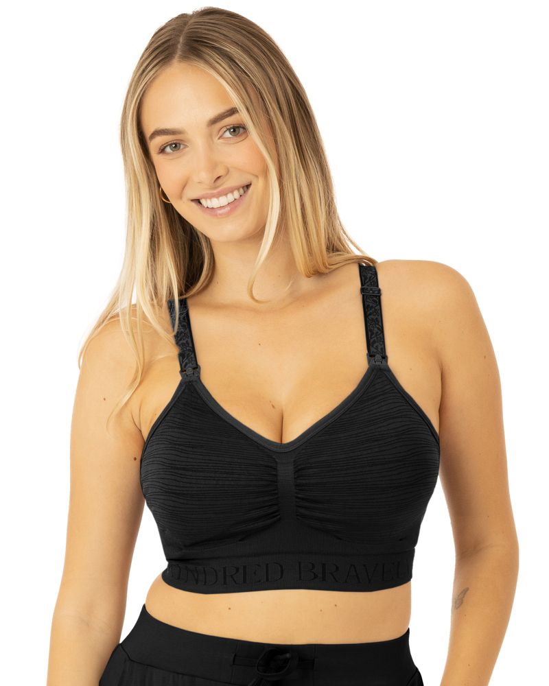 Plus Size Busty Sublime Hands-Free Pumping & Nursing Bra Fits 42B-48H