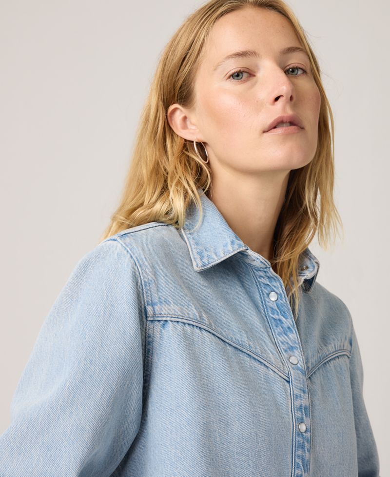 Premium Women's Logan Point Collar Shacket