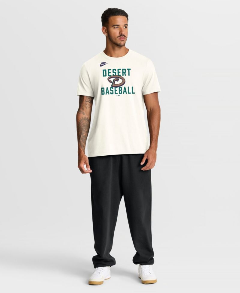 Men's Cream Arizona Diamondbacks Cooperstown Collection ‘70s Inspired T-Shirt