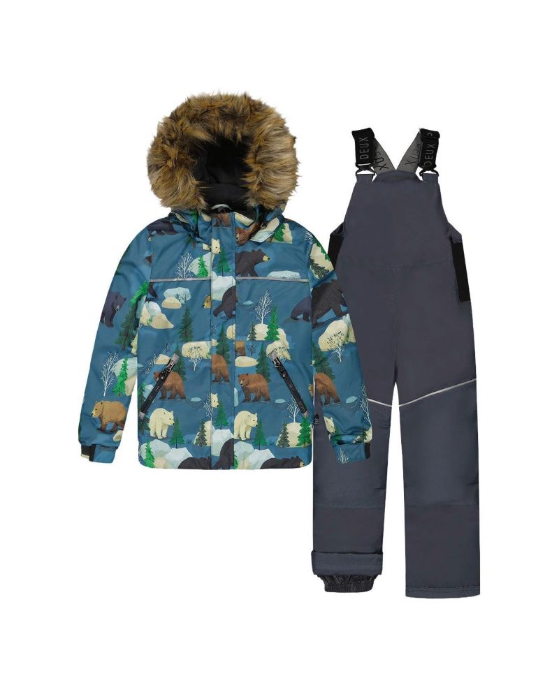 Little and Big Boy's (6-8) Two Piece Discover Snowsuit