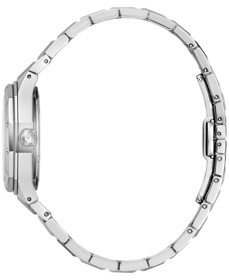Women's Classic Silver-Tone Stainless Steel Bracelet Watch, 32mm