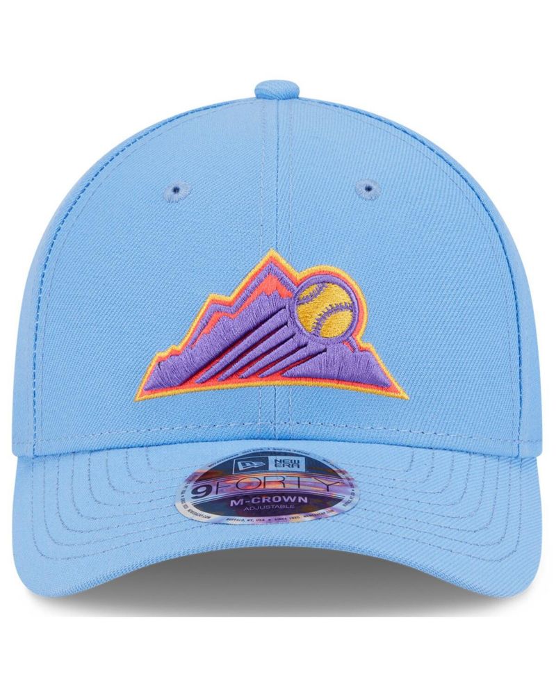Men's Light Blue Colorado Rockies 2025 City Connect 9FORTY M-Crown Adjustable Hat