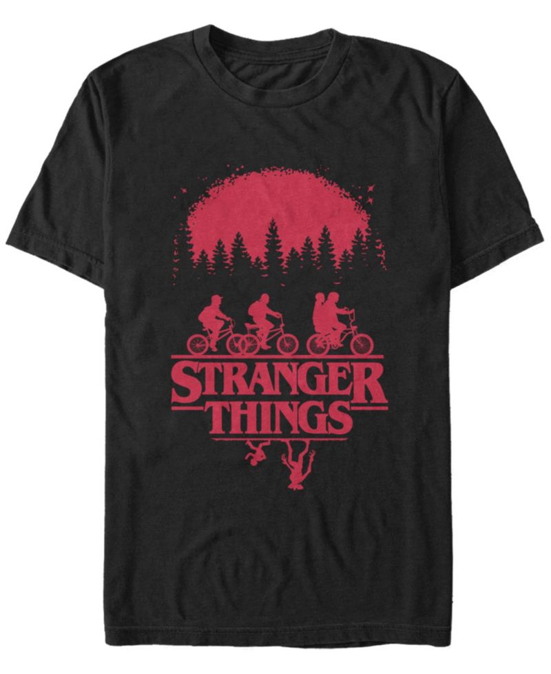 Men's Stranger Things Simple Poster Short-Sleeve T-shirt