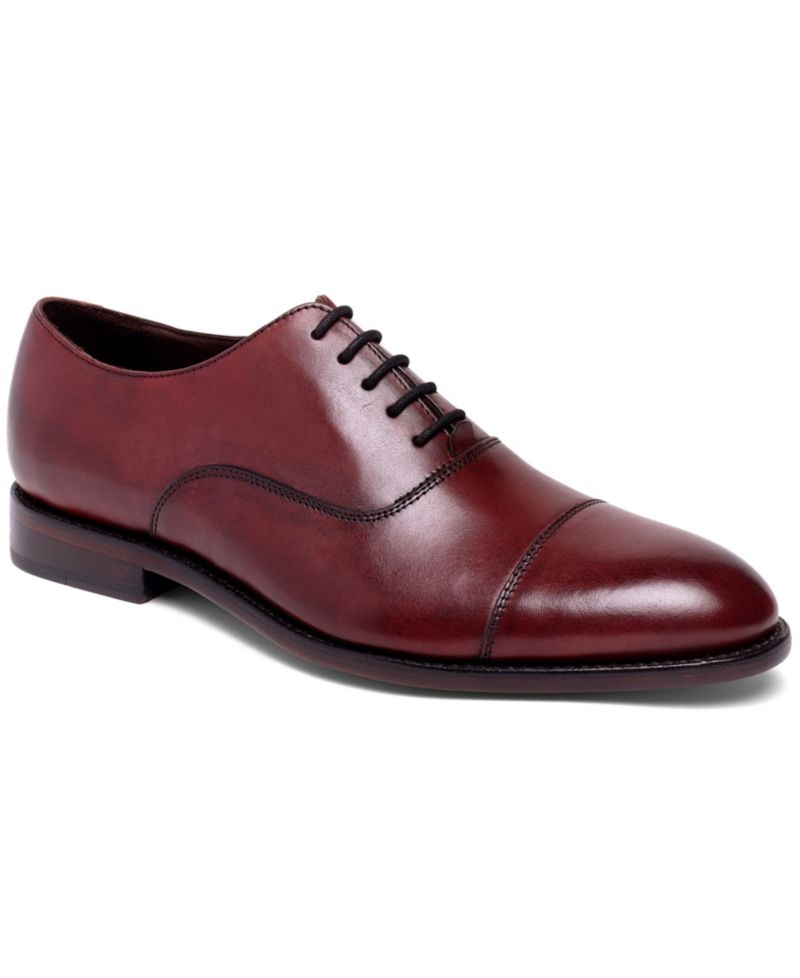 Men's Clinton Cap-Toe Leather Oxfords