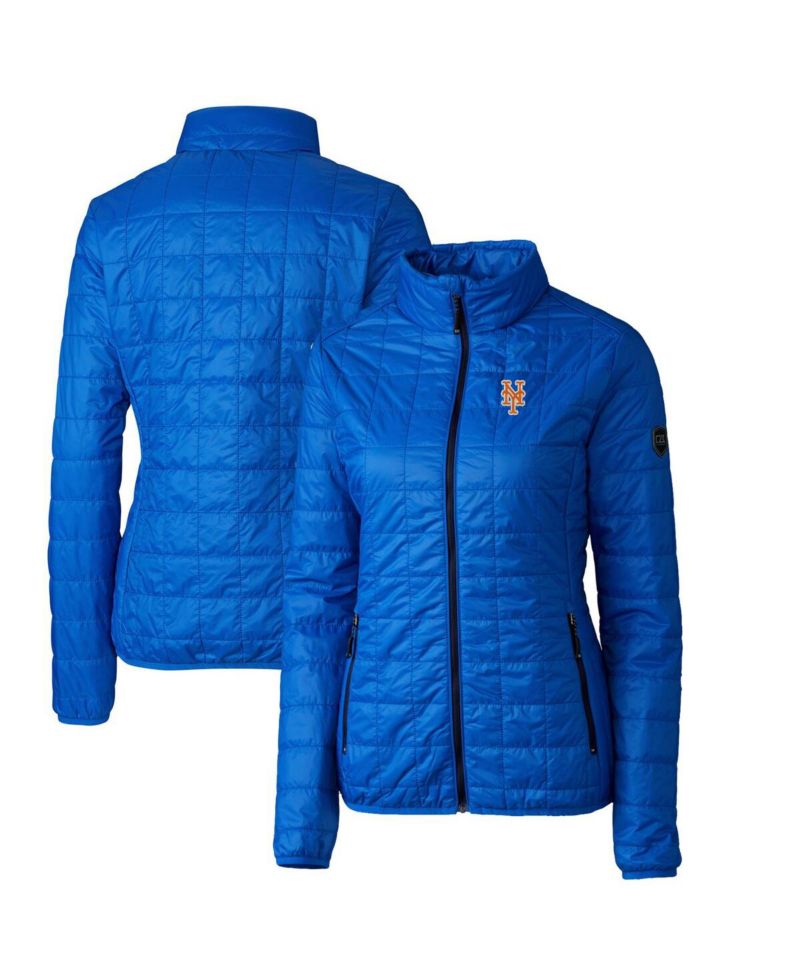 Women's Royal New York Mets Rainier PrimaLoft Eco Full-Zip Puffer Jacket
