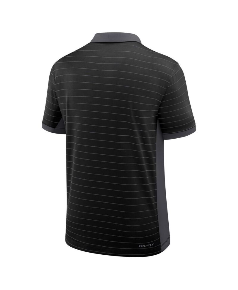 Men's Black Florida Gators 2025 Early Season Coaches Sideline Victory Stripe Performance Polo Shirt