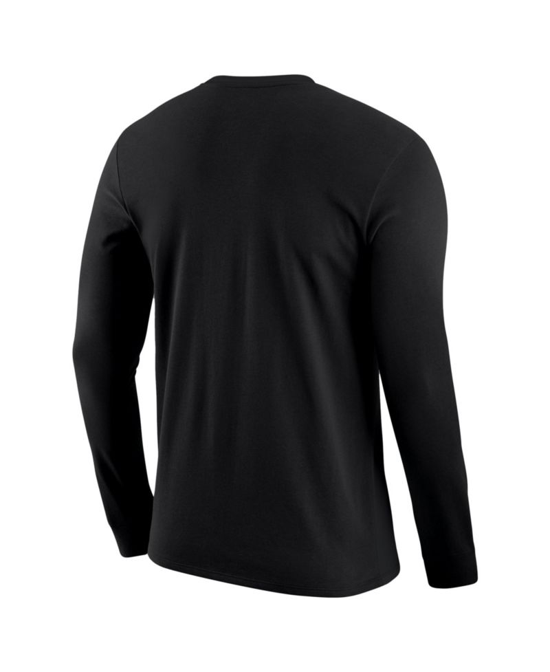 Men's Black San Antonio Spurs Logo Core Long Sleeve T-Shirt