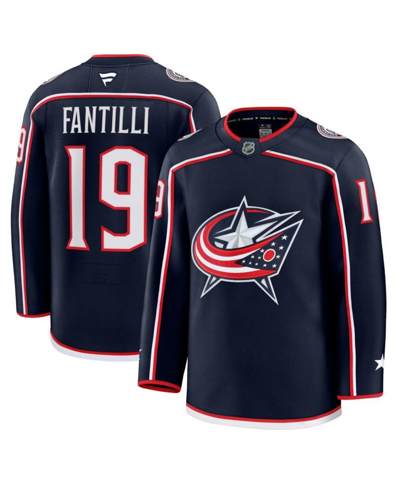 Men's Adam Fantilli Navy Columbus Blue Jackets Home Premium Jersey