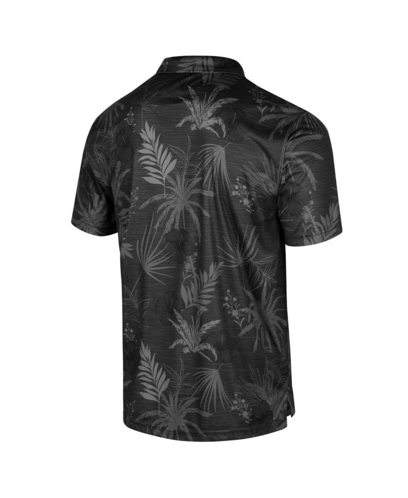Men's Black Florida State Seminoles Palms Team Polo Shirt