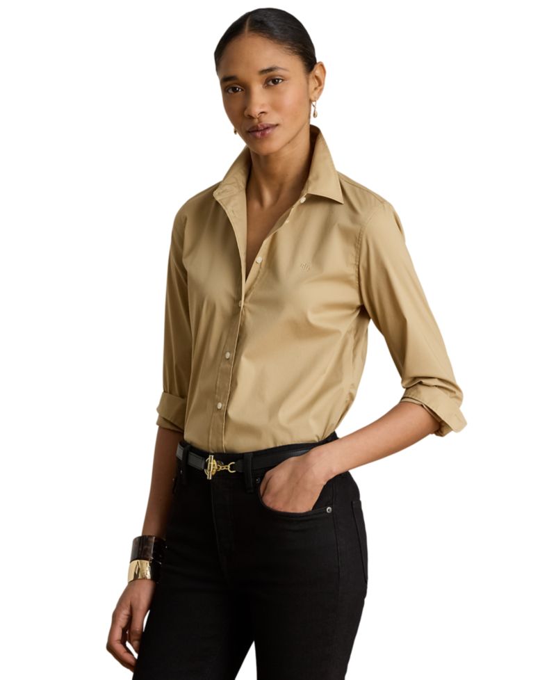 Petite Classic Fit Long-Sleeve Shirt