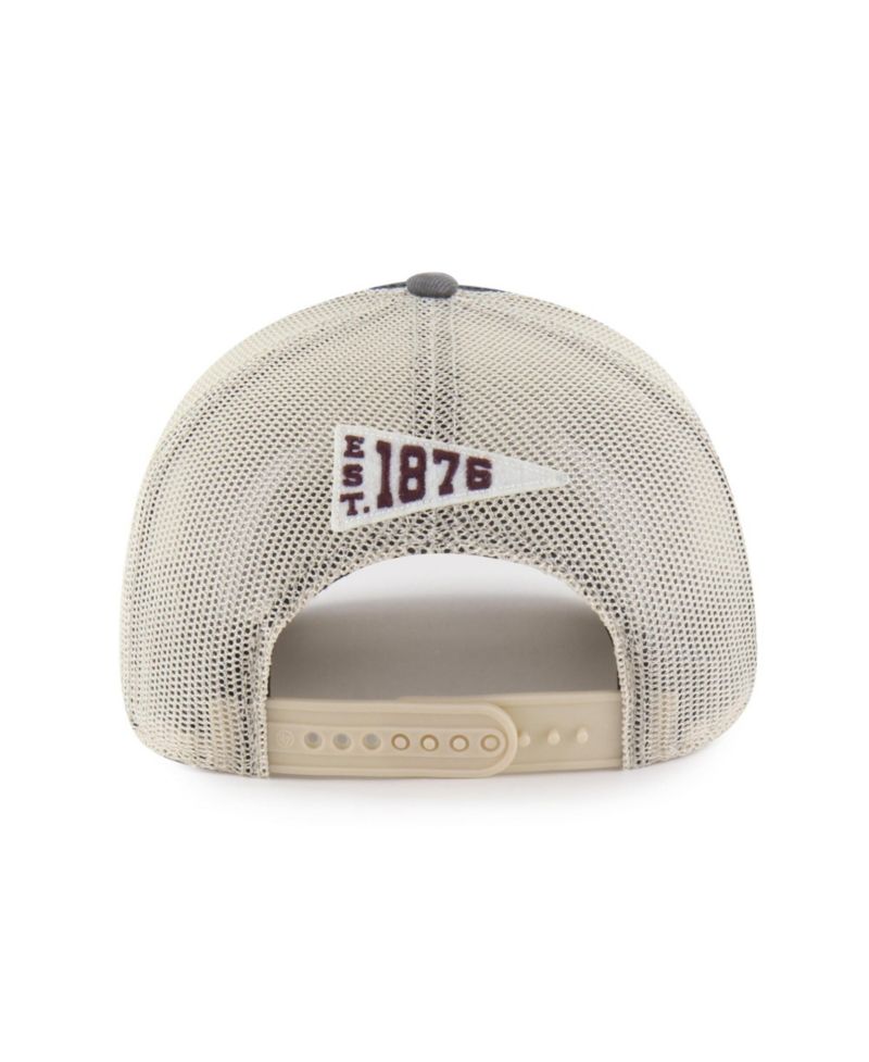 Men's and Women's '47 Charcoal Texas A&M Aggies Egremont Well-Worn Adjustable Trucker Hat