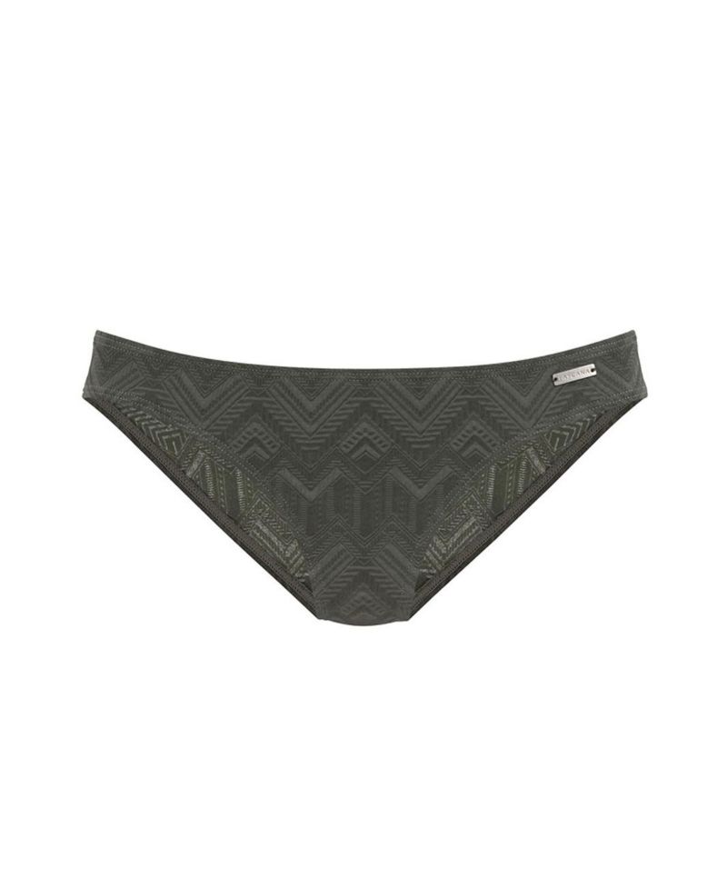 Women's Textured Classic Bikini Moderate-Coverage Swim Bottom