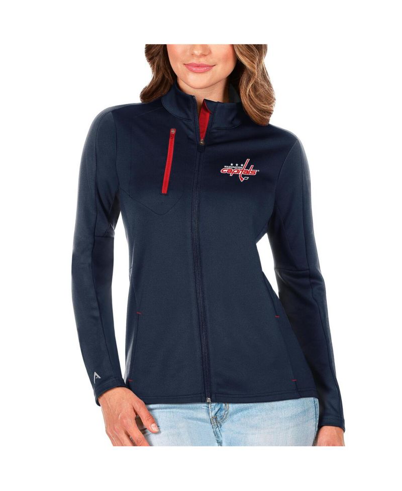Women's Navy/Red Washington Capitals Generation Full-Zip Pullover Jacket