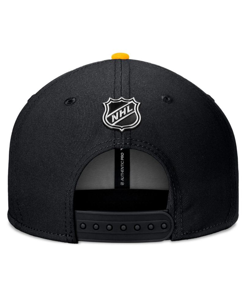 Men's Black Boston Bruins 2024 NHL Draft Snapback Hat