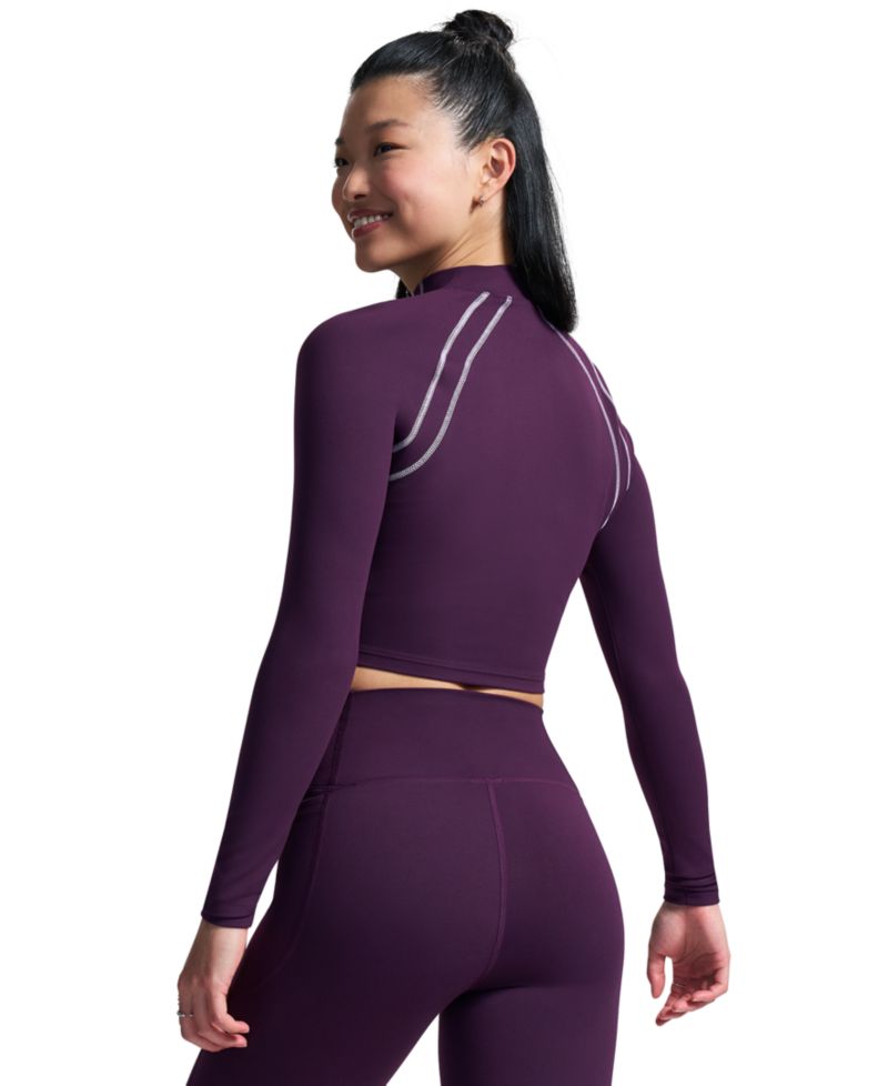 Women's Motion Long-Sleeve Mock-Neck Top