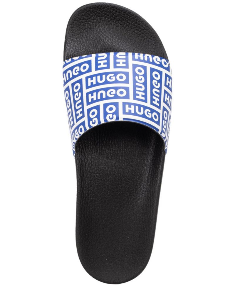 Men's Monogram Logo Slip-on Slides