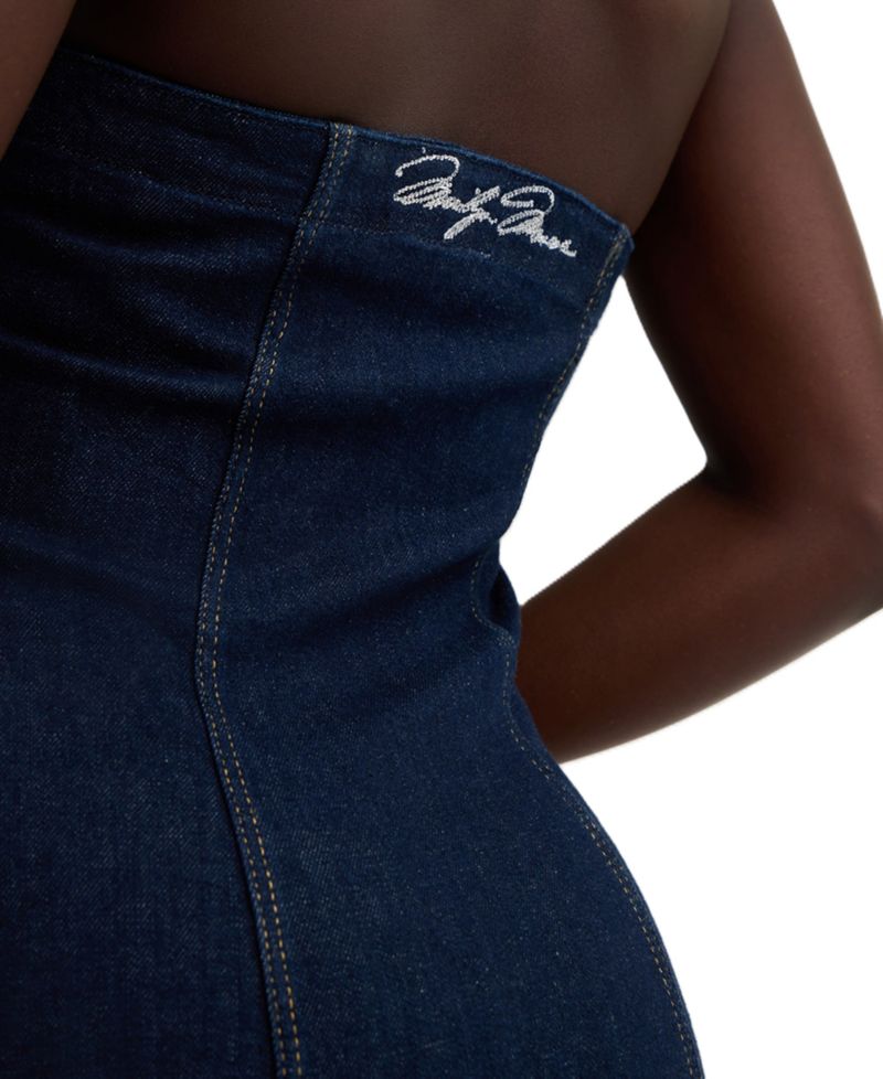 Women's Jocelyn Halter Sleeveless Denim Dress