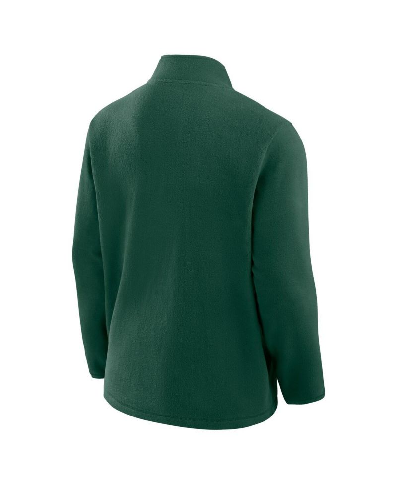 Men's Green Minnesota Wild Home Ice Fleece Full-Zip Jacket