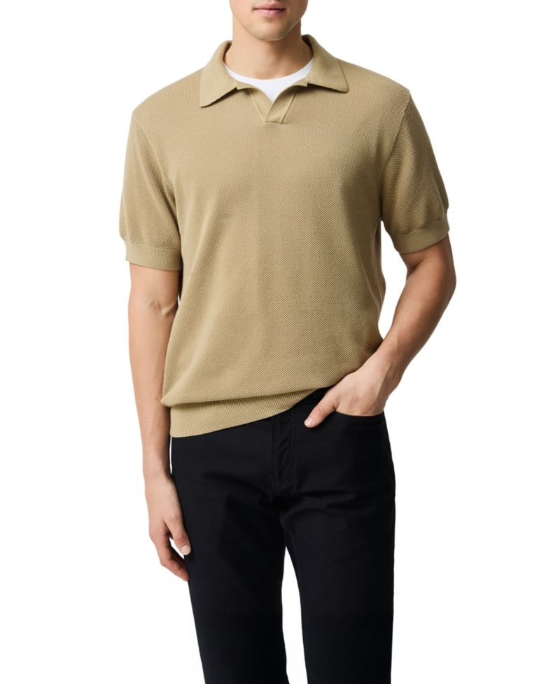 Men's Avalon Cotton Knitted Polo Shirt