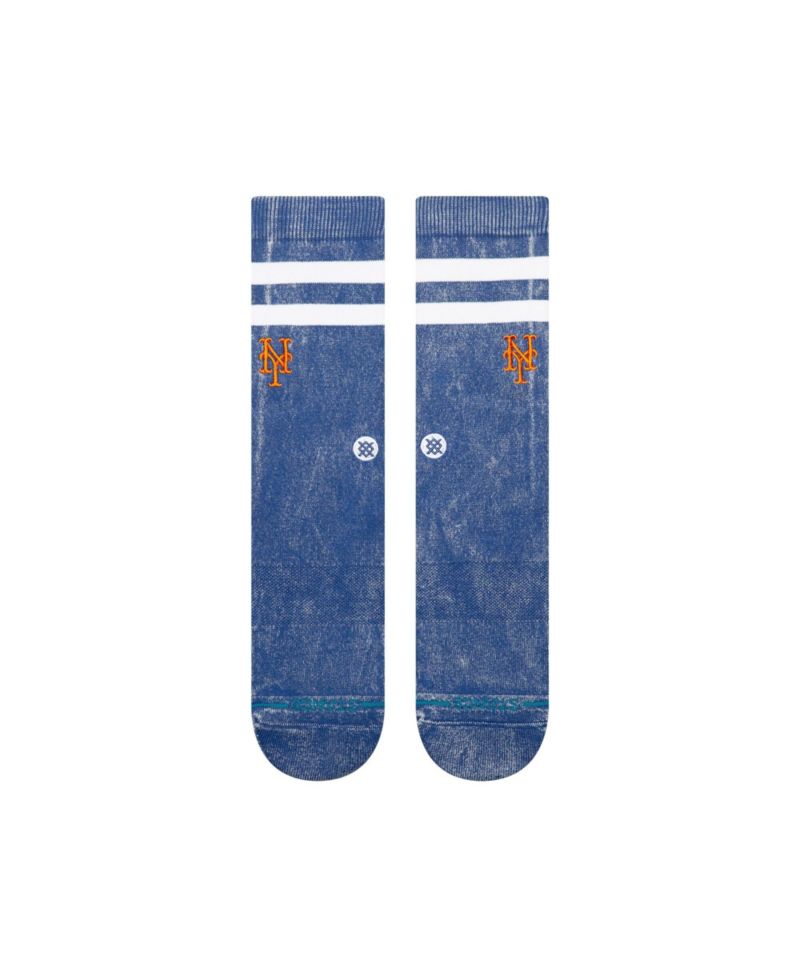 Men's and Women's Royal New York Mets Rotation Crew Socks