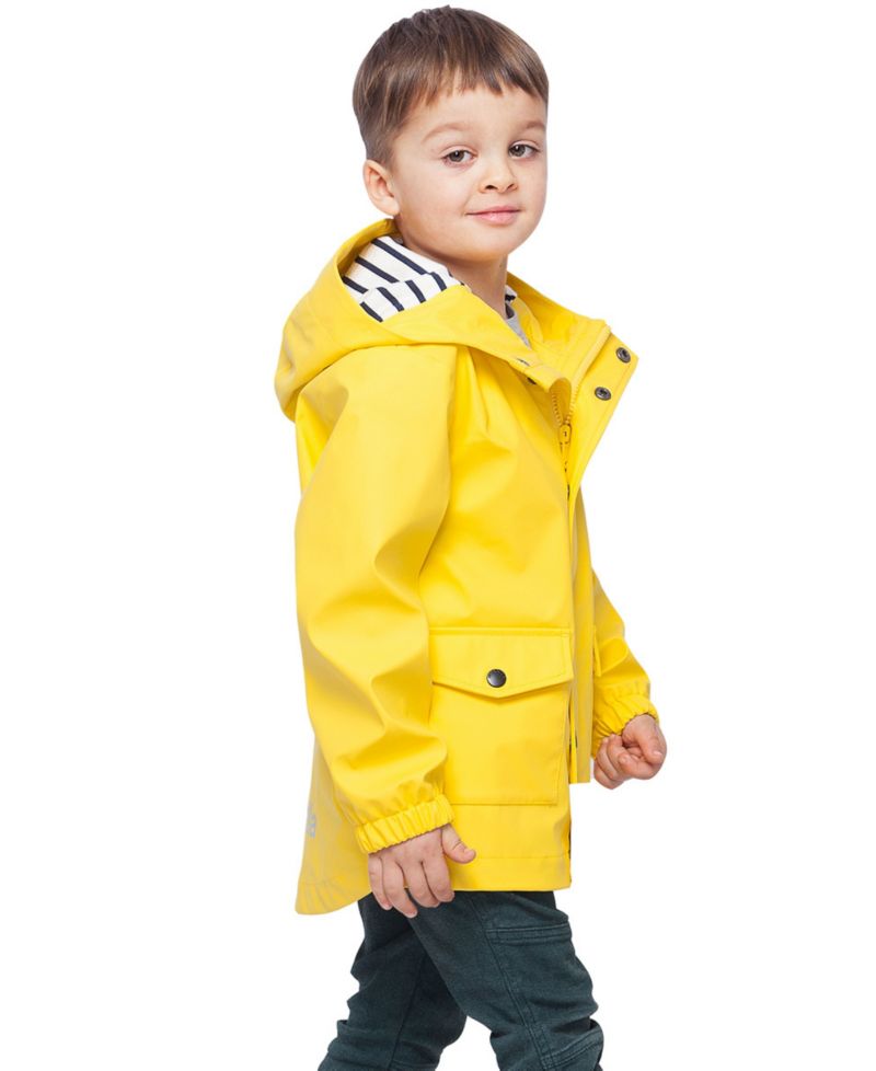 Boys Waterproof Rain Coats Rubberized Jackets