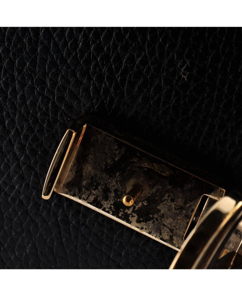 Small Interlocking Shoulder Bag Leather