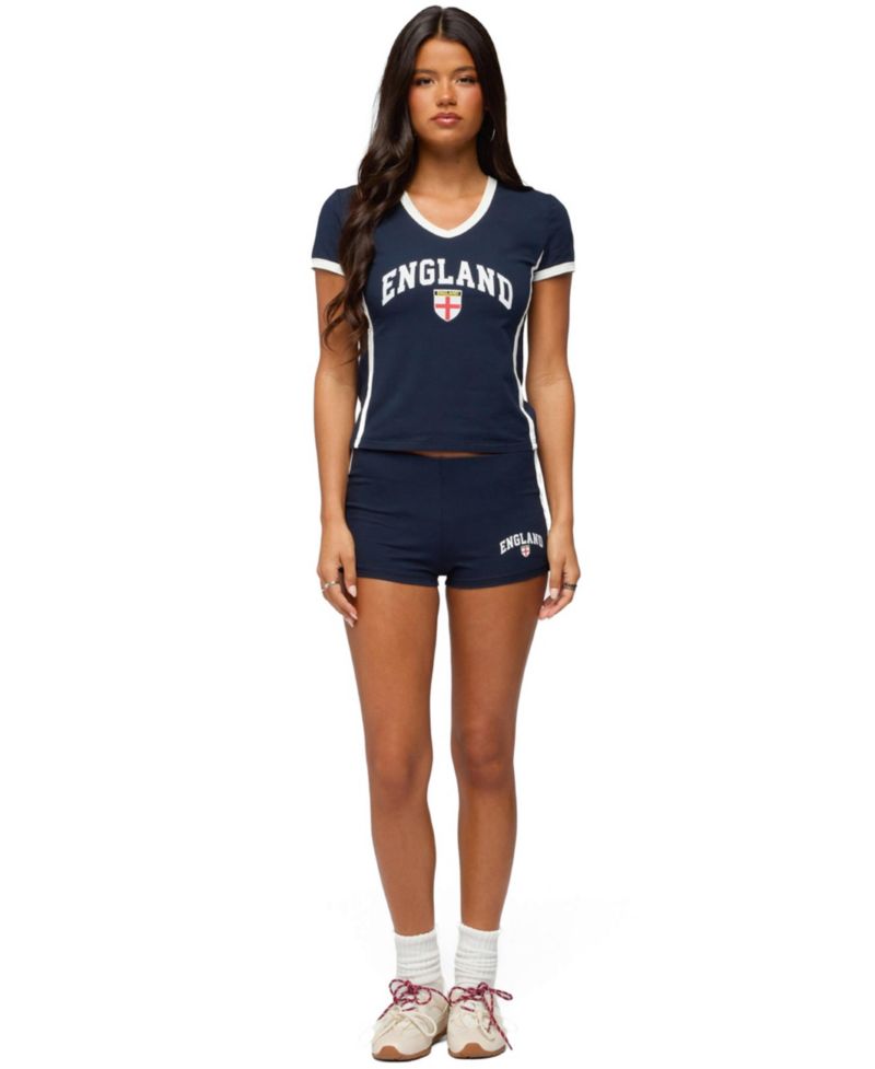 Women's England Girl Micro Shorts