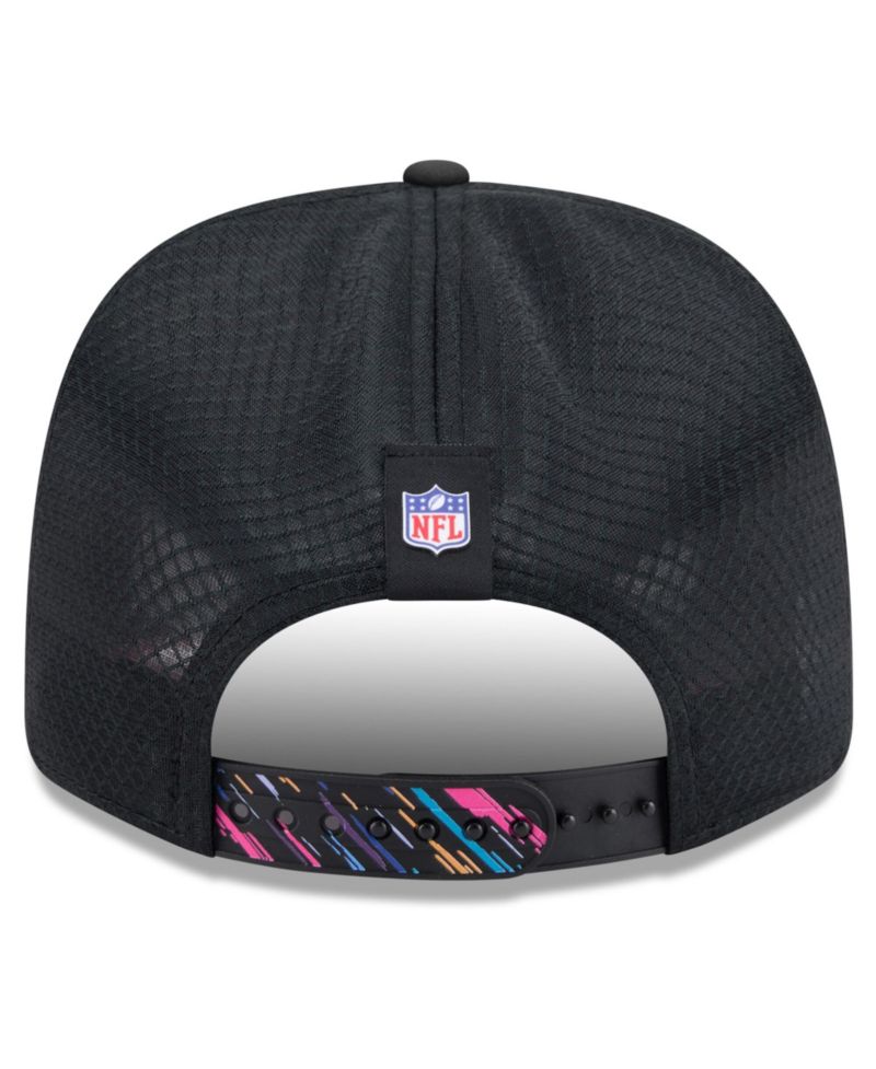 Men's Black Kansas City Chiefs 2026 NFL Cruical Catch 9SEVENTY Adjustable Trucker Hat