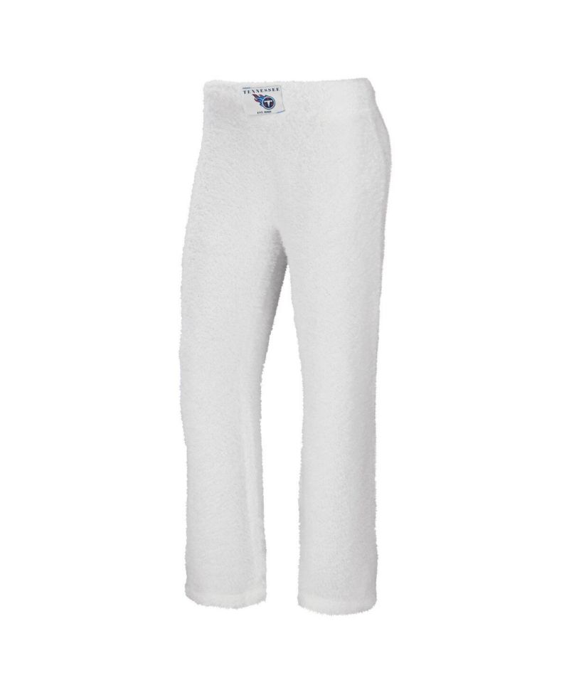 Women's Cream Tennessee Titans Cozy Scoop Neck Tank Top & Pants Sleep Set
