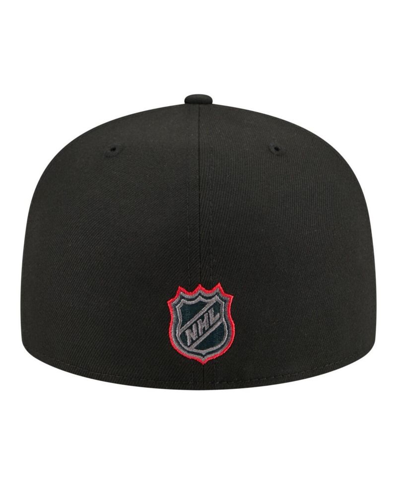 Men's Black Chicago Blackhawks Color Pop 59FIFTY Fitted Hat