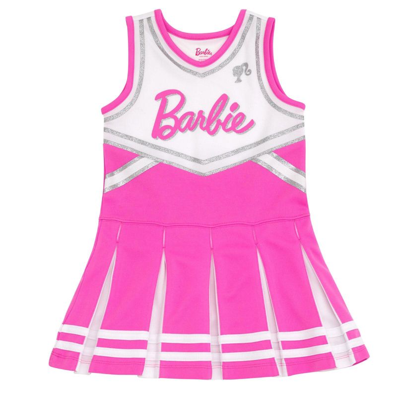 Girls Cheerleader Dress and Bow Outfit Set