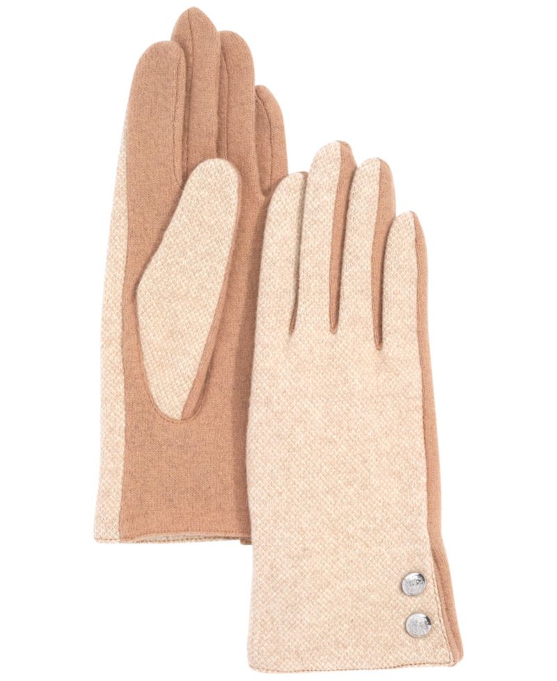 Two Button Pattern Top Gloves
