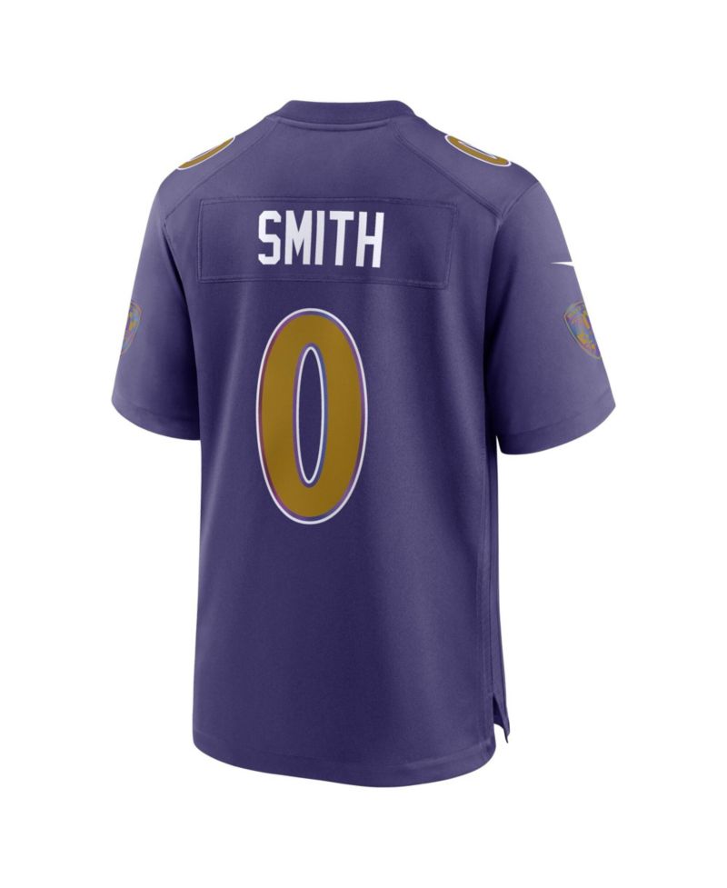 Men's Roquan Smith Purple Baltimore Ravens Alternate Game Jersey