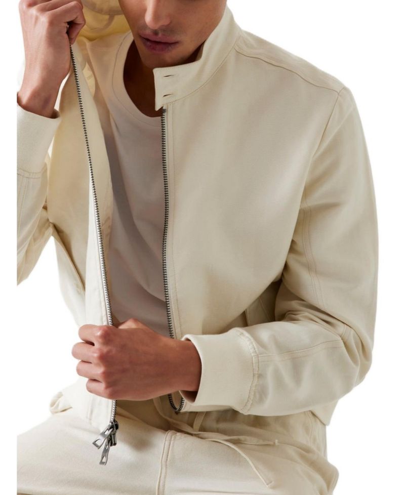 Men's Nolan Linen Harrington Jacket